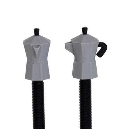 BIALETTI Presta-Ventildeckel / grau