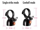CRICKET BELL 2in1 Glocke / schwarz
