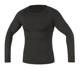 M BASE LAYER THERMO Herren-Langarmshirt / schwarz / XXL