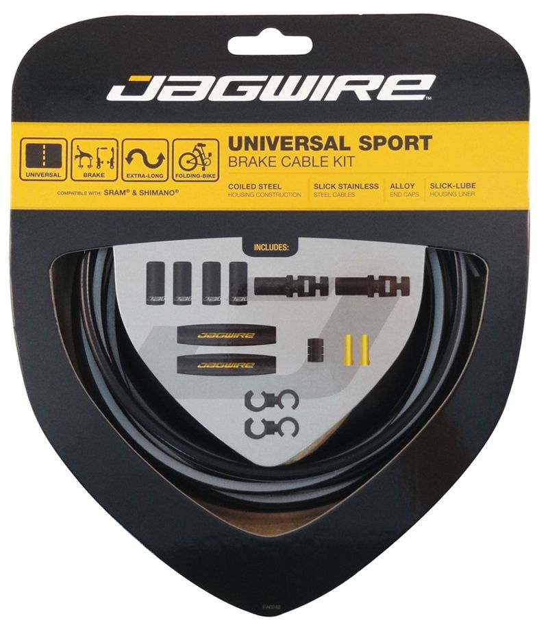 UNIVERSAL SPORT ROAD Bremskabelset / schwarz