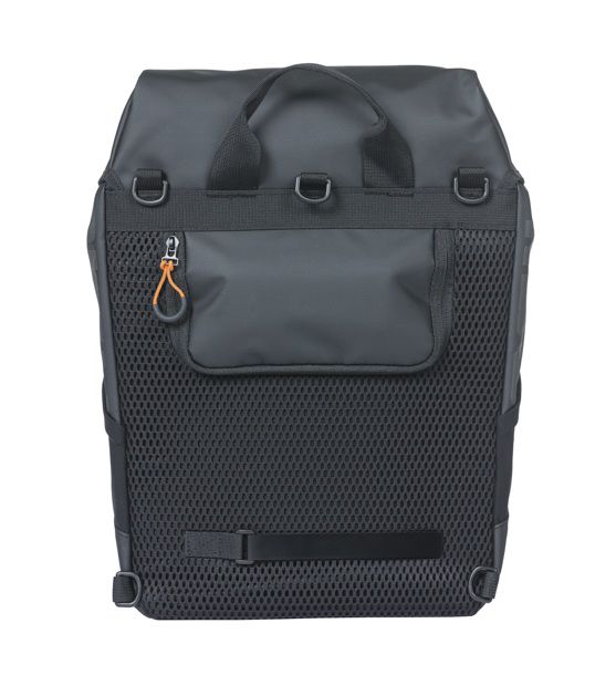Miles Tarpaulin Fahrradrucksack / schwarz/orange