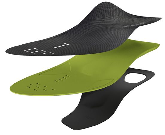 Einlagesohlen IP Pro Solestar / schwarz-grün / 44/45