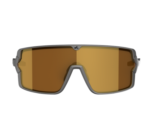 LAKE PRESPA X Sportbrille / matt metallic grey/brown bronze multi