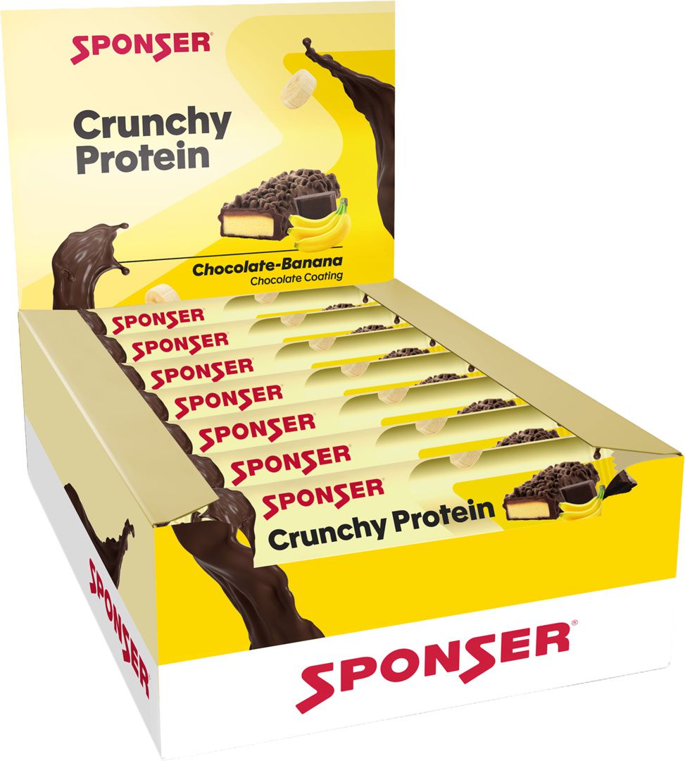 Crunchy Protein, CHOCOLATE-BANANA (15 x 55 g)
