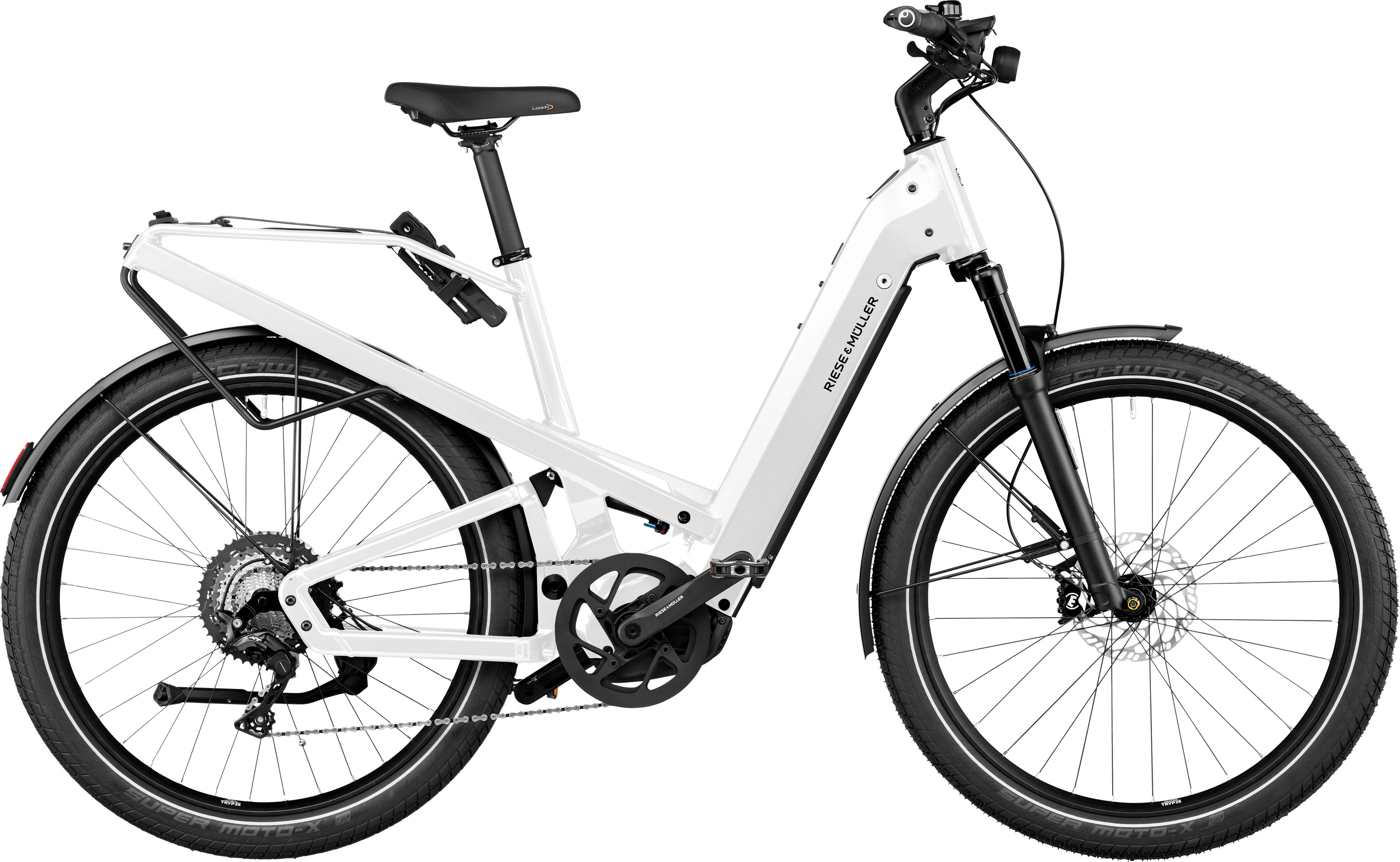 HOMAGE GT TOURING Crossover E-Bike / pearl white / 54 CM