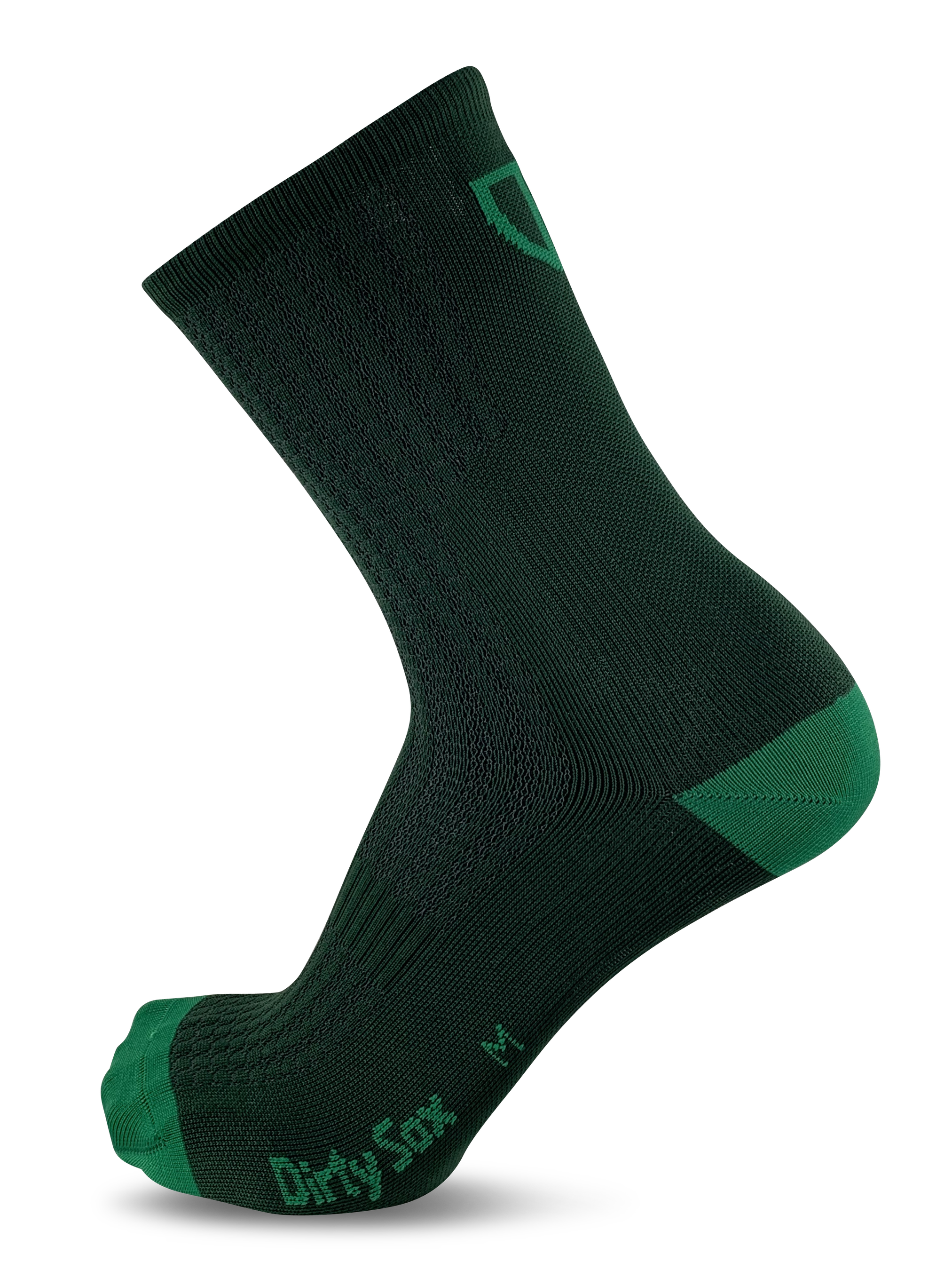 Compress - Velosocken - 17 cm / grün / S=36-39