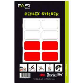 Am Velo - Reflex-Sticker Vierecke 3M-Scotchlite Folie  von FASI