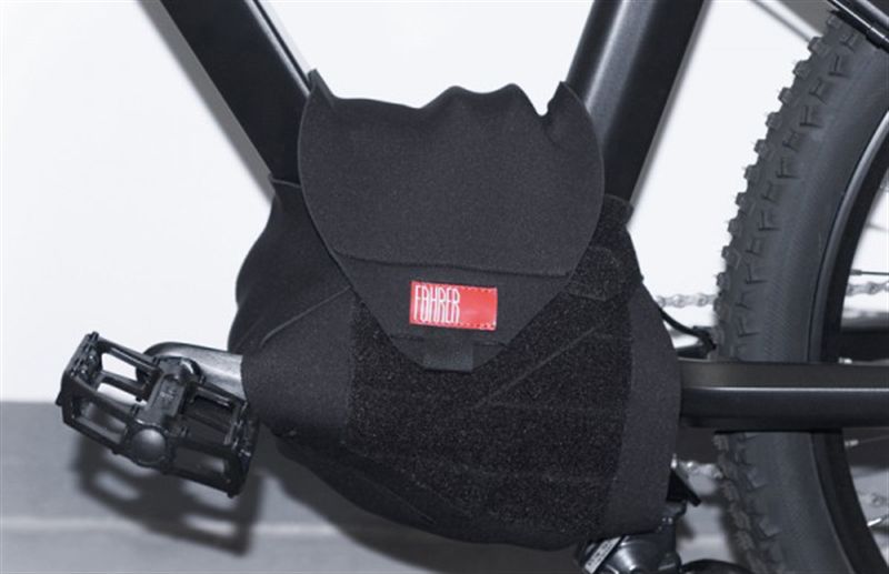 MOTOR COVER Schutzhülle für E-Bike-Mittelmotoren / schwarz