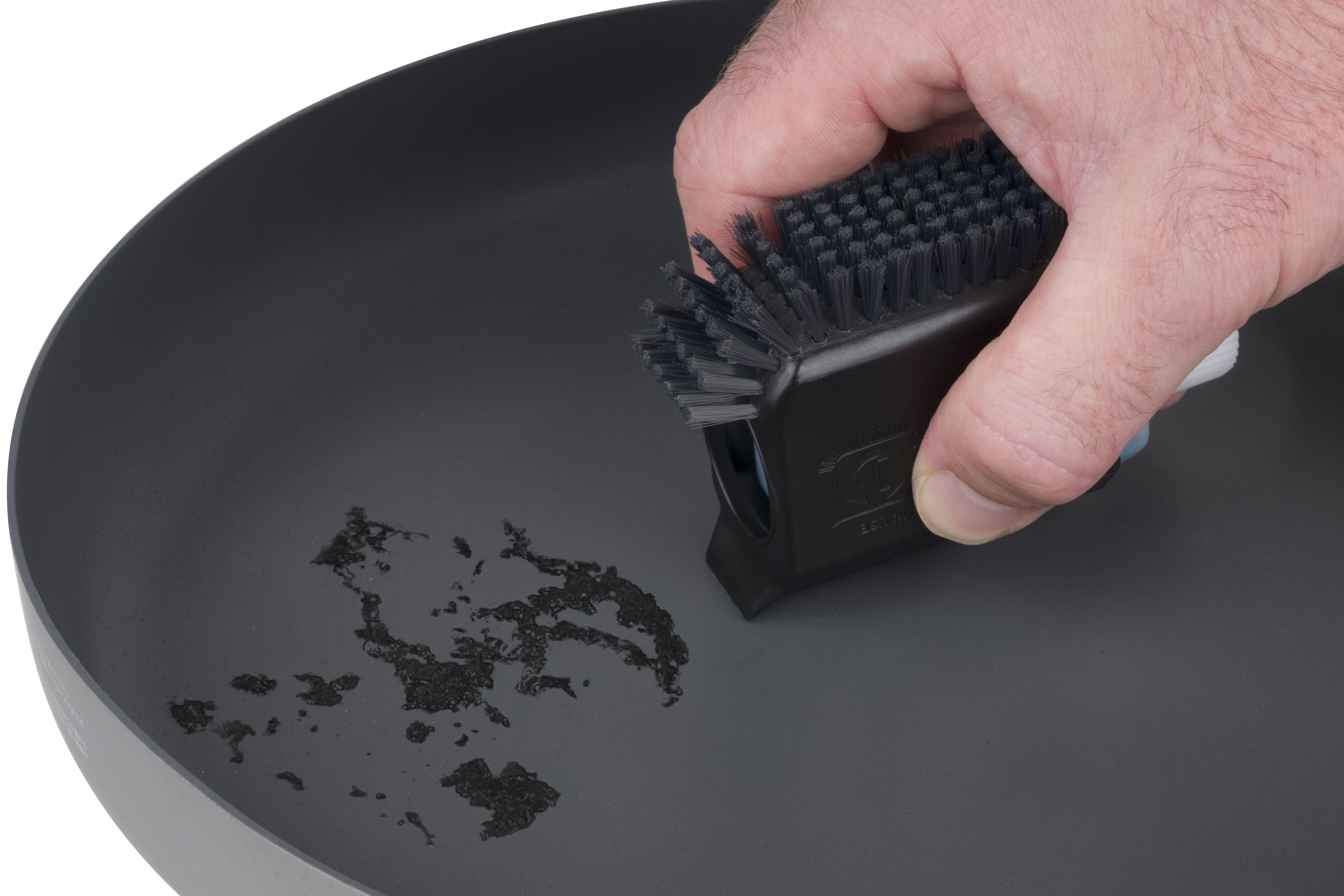 POT SCRUBBER & SOAP Bürste und Seife / schwarz / 50ML