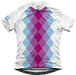 THE ARGYLE Damen-Kurzarmtrikot / white / XS