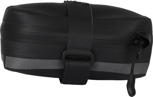 MIKRO H2O Satteltasche / schwarz reflektierend