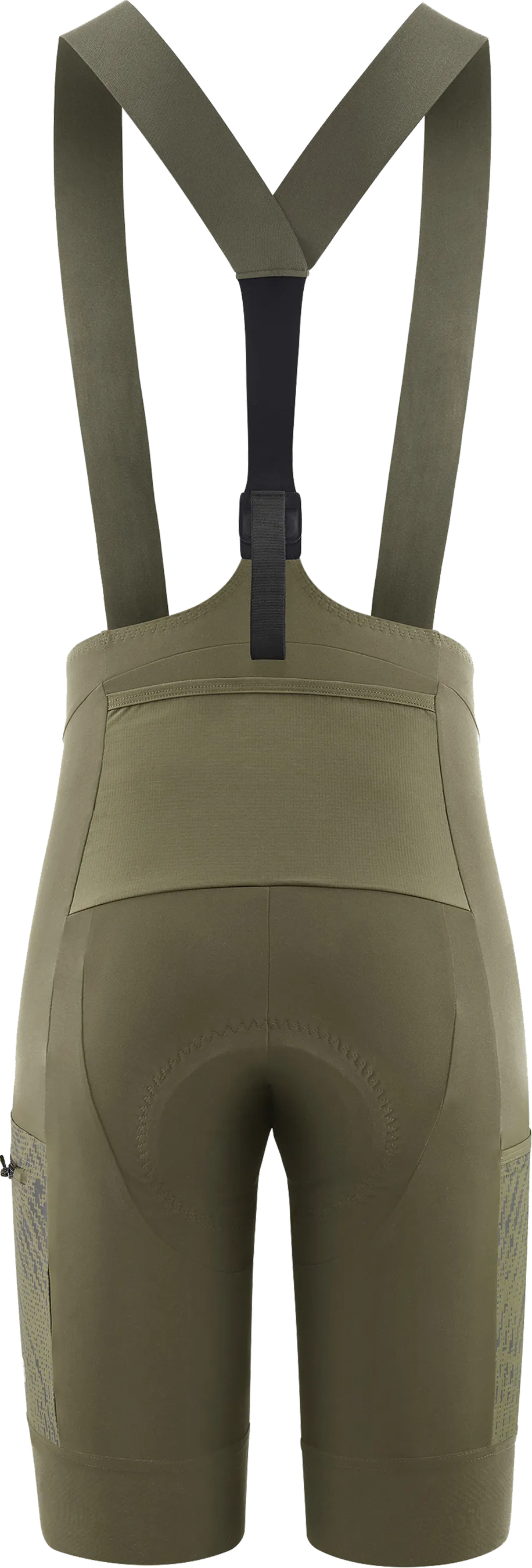 ODYSSEY Damen-Gravel-Trägerhose / military green / M