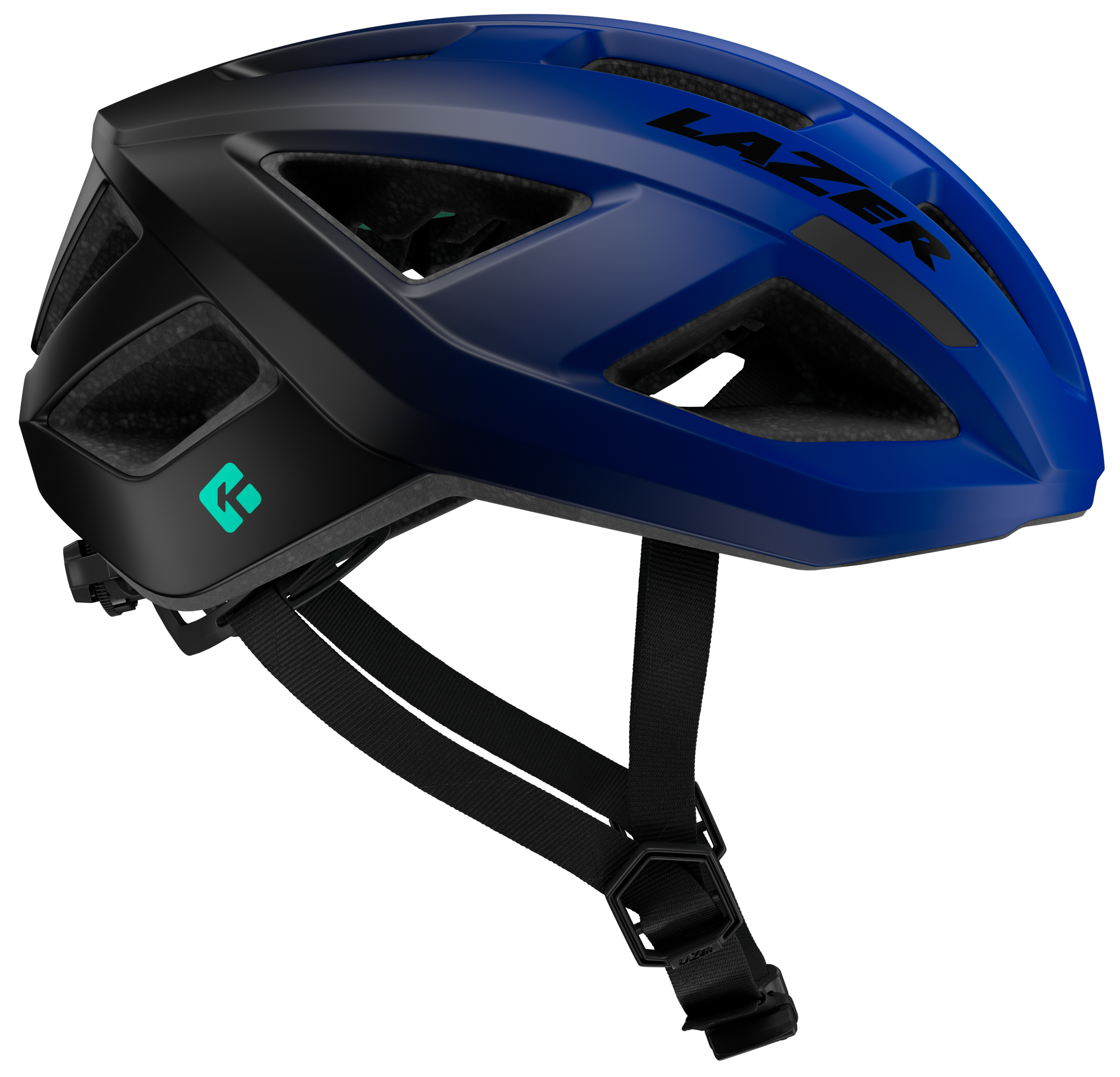 LAZER Unisex Road Tonic KinetiCore Helm / matte blue black / L