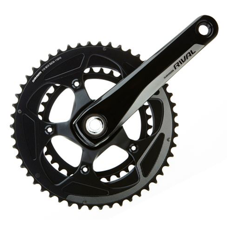 Crankset Rival 22 BB30 / black / 172.5mm/50/34t