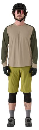 DIRT CRAFT Herren-Langarmshirt / seabird grey / XXL