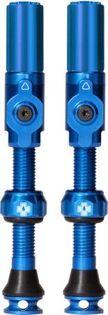 Tubeless Valves Big Bore Hybrid / Blue / 75 mm