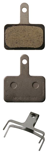 SHIMANO B01S Bremsbelag Kunstharz, Trägerplatte Stahl für DEORE, ACERA u.a. / ORGANISCH