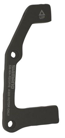DISC-ADAPTER hinten 160/203mm, Bremse PM/Rahmen IS / schwarz