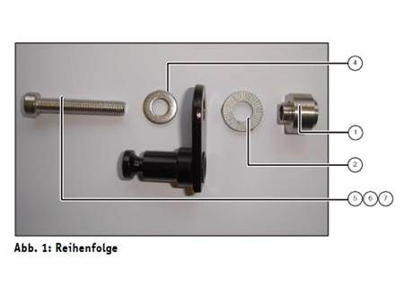 ADAPTER-PLATTER R&M für Veloanhänger / black