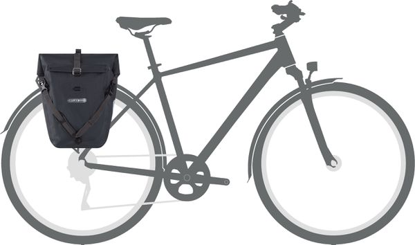 BACK-ROLLER PLUS Hinterradtasche (Single) / black / 20 L