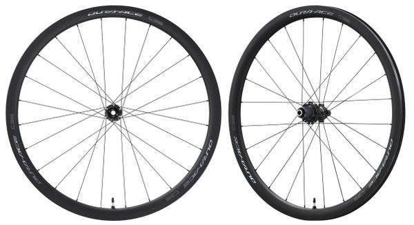 Road Radsatz Dura-Ace WH-R9270-C36 Tubless Disc / Schwarz / Laufradsatz, 12 mm/12 mm, 100mm/142mm, 12