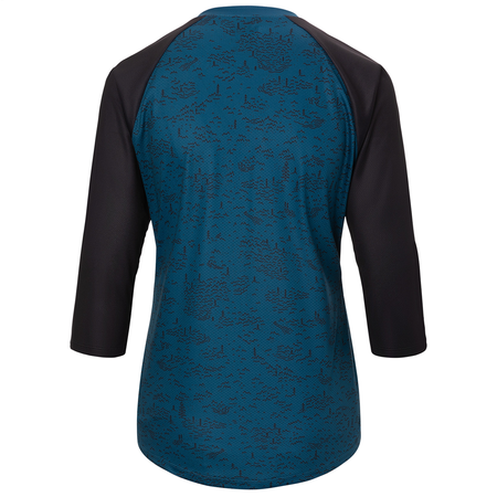 W Roust 3/4 Jersey / harbor blue scree / XS