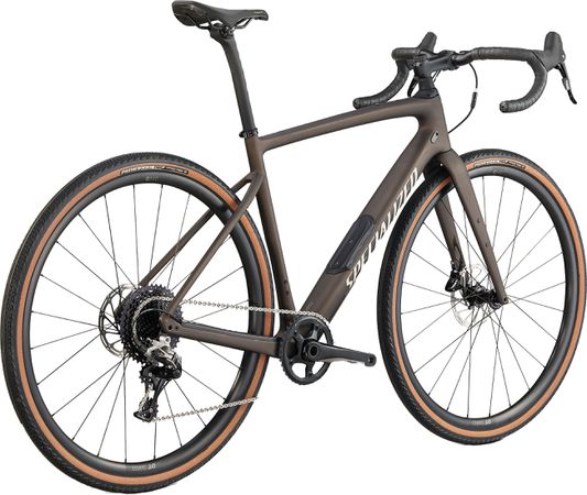 DIVERGE COMP CARBON Gravelbike / satin gunmetal white chrome clean / 54 CM