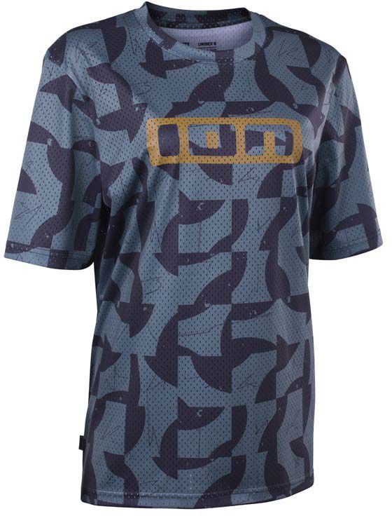 IONIC MESH AOP Unisex-Kurzarmshirt / sage grey / XXS