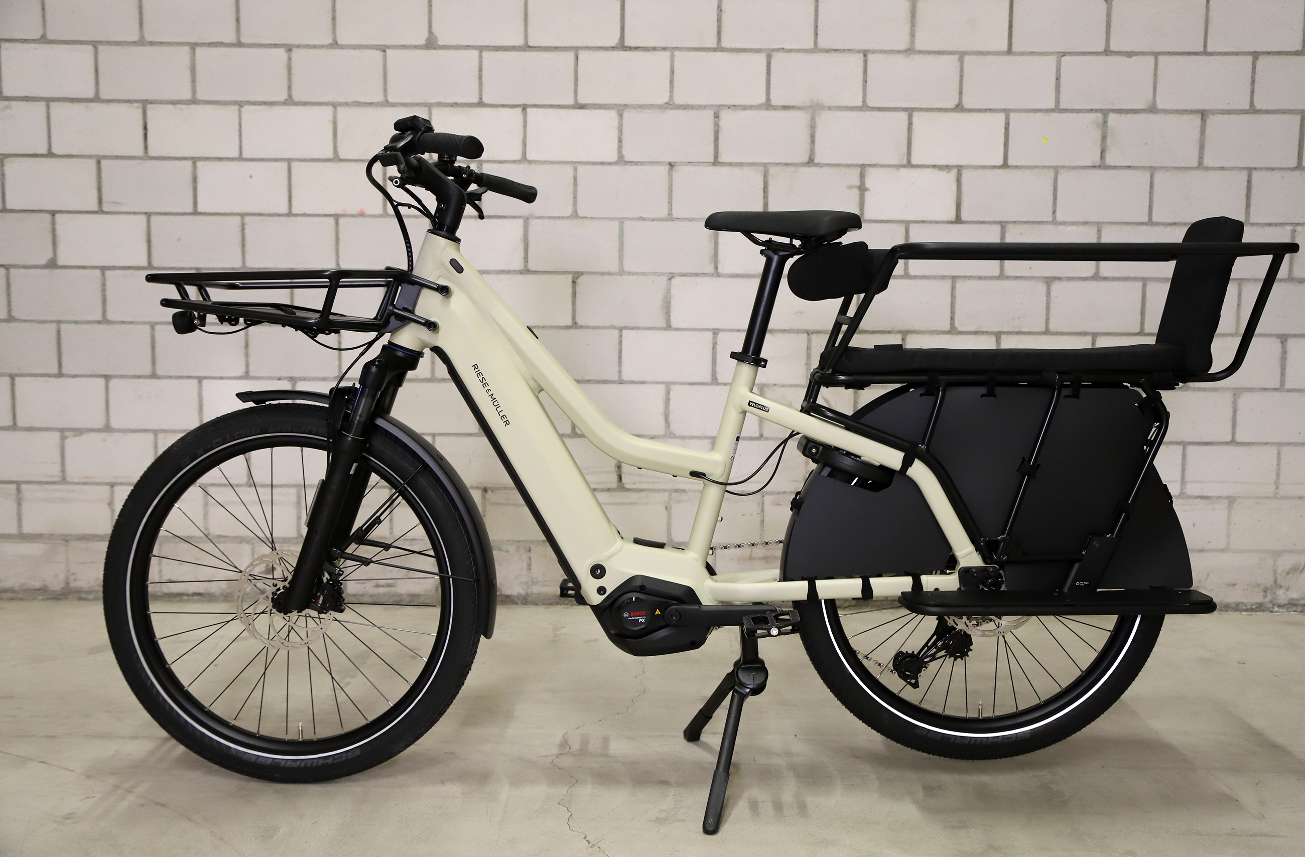 MULTICHARGER3 MIXTE FAMILY E-Cargo Bike / Desert / 47 CM