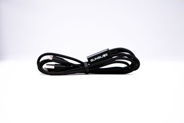 TRIDENT Ladegabel / black / 1m, USB-C, Micro-USB, Lightning