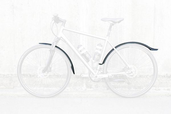 Steckschutzblechgarnitur Velo 47 Trekking schwarz / schwarz