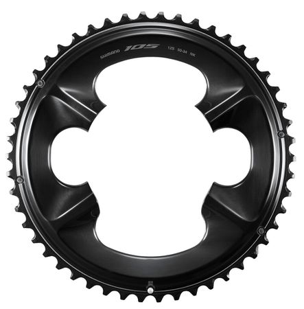 SHIMANO 105 R7100 KETTENBLATT 12fach, LØ 110mm / schwarz / 50 Zähne NK