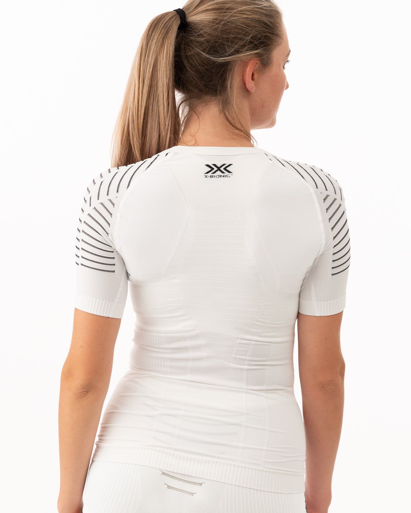 Women Invent 4.0 LT Shirt SH SL / Arctic White/Dolomite Grey / M