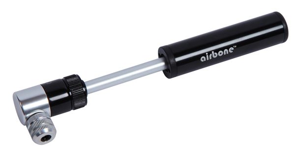 DUAL Minipumpe mit CO2-Adapter und CO2-Patrone / schwarz