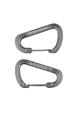 Multifunktions-Karabiner SET / grey / Gross, 2er Set