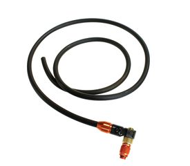 ALLOY FLOOR DRIVE Ersatzschlauch mit  ABS-1 Pumpadapter / red gloss
