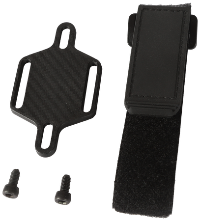 PROMOUNT Zubehörhalterung aus Carbon mit Klettband / schwarz