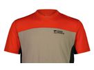 REDWOOD ENDURO Herren-Kurzarmshirt / retro red/black/walnut / S