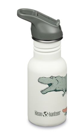 CLASSIC Edelstahlflasche / Dino Skate / KIDS 350 ml