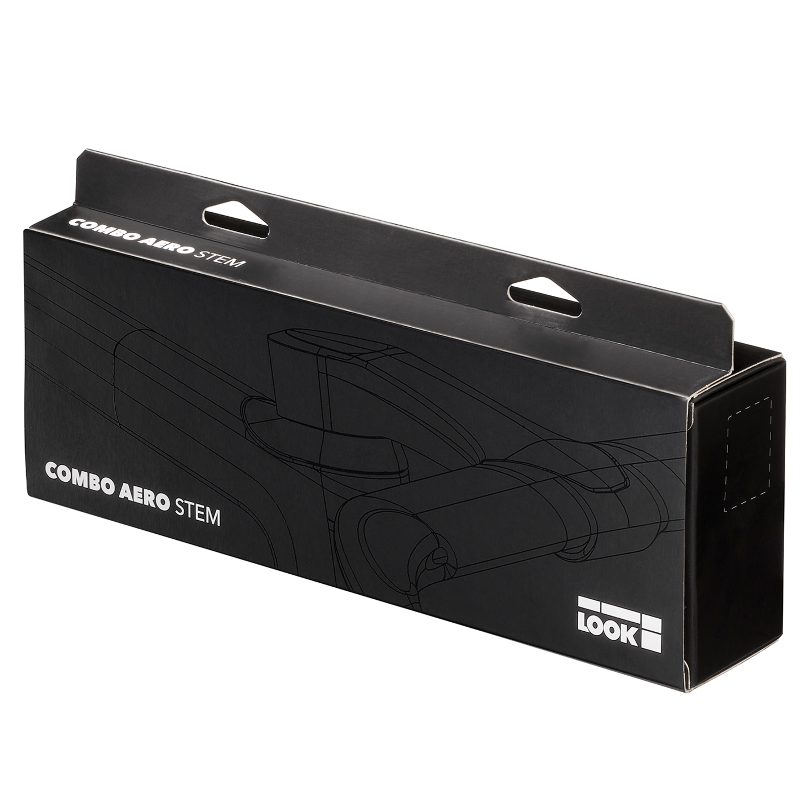 LOOK COMBO AERO STEM -7° Blade 2 / black / 90mm
