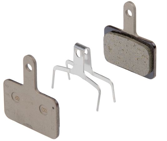 SHIMANO B01S Bremsbelag Kunstharz, Trägerplatte Stahl für DEORE, ACERA u.a. / ORGANISCH