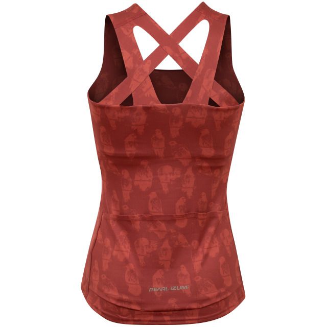 W Symphony Tank / burn rust adobe birds / L