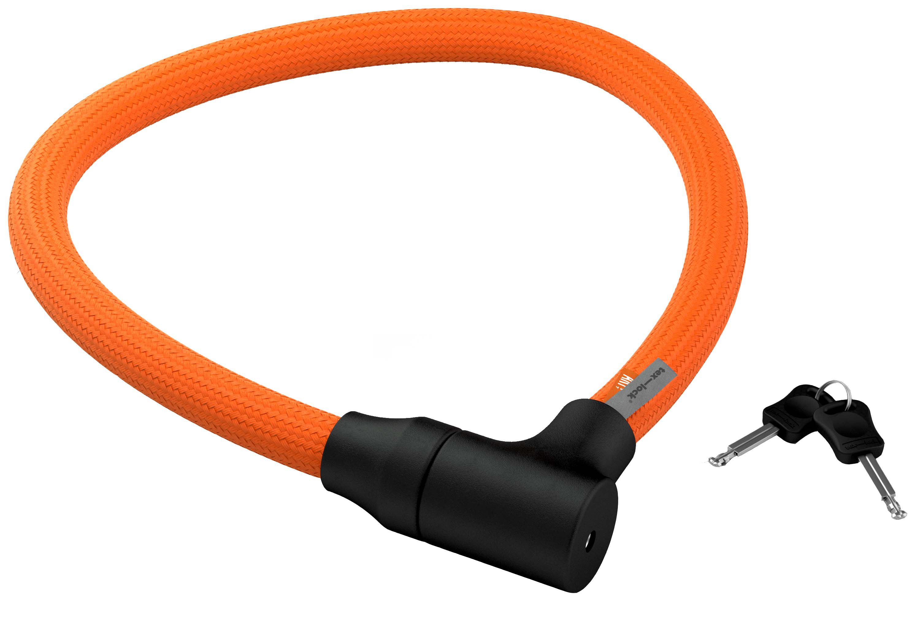 ORBIT Schloss aus Textilfasern / orange / 100CM