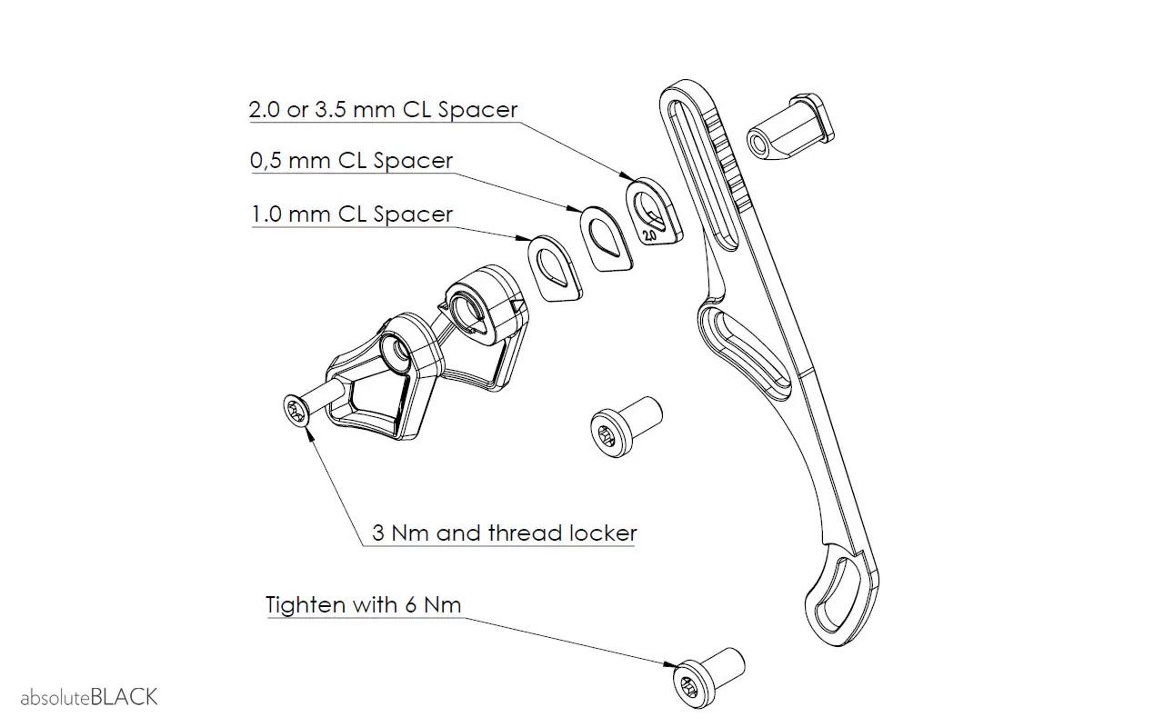 CHAIN GUIDE ISCG05 / 28-36 Zähne / schwarz