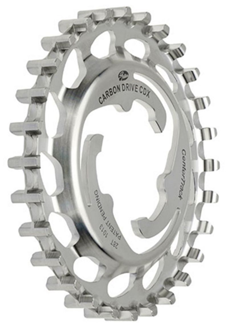 CDX Riemenscheibe hinten, 24 Zähne für Alfine/Nexus Nabe / silber / 24 Zähne
