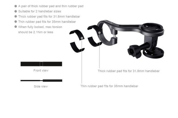 DUAL OUT FRONT MOUNT Lenkerhalterung für APOLLO