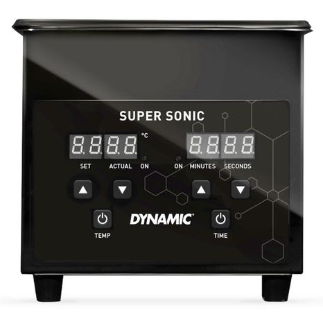 SUPER SONIC, Ultraschallreiniger für Velokette und Kleinteile / schwarz / Volumen 1.3l