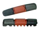 DURA PADS Rennvelo-Ersatzbremsbeläge, triple Compound / grau rot schwarz