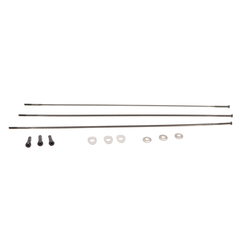 Spoke and Nipple 244mm CX-Ray Straight Pull Qty 3 / black