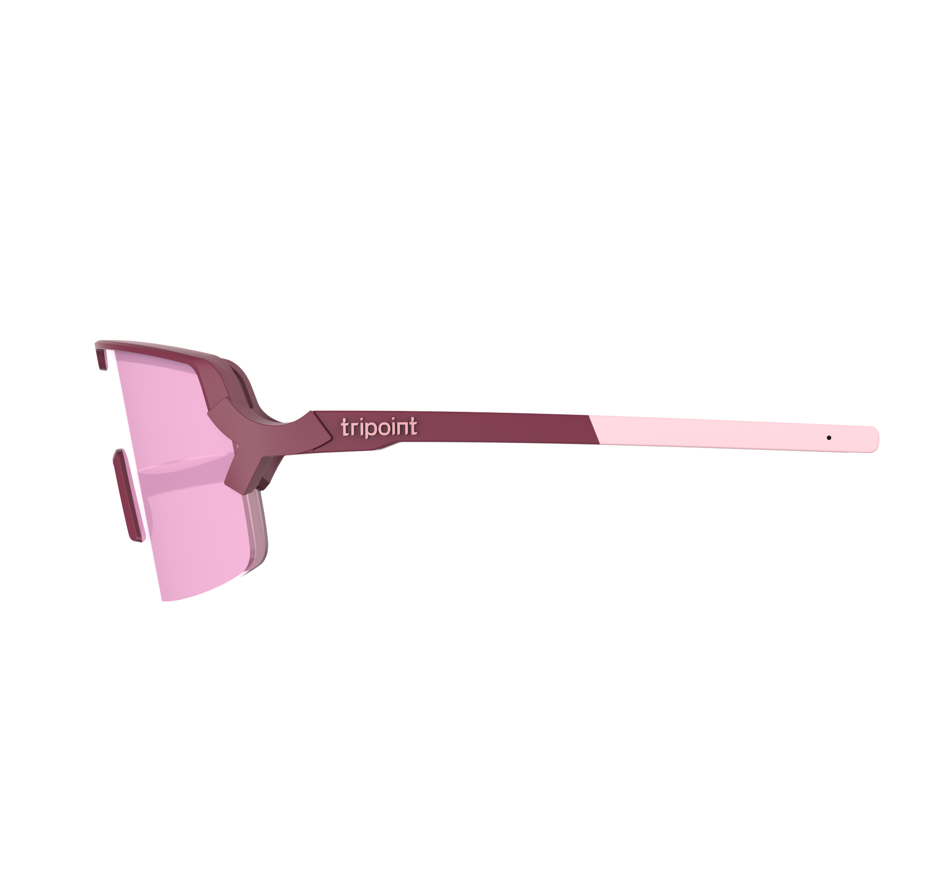 LAKE PRESPA SMALL Sportbrille / matt burgundy/brown pink multi